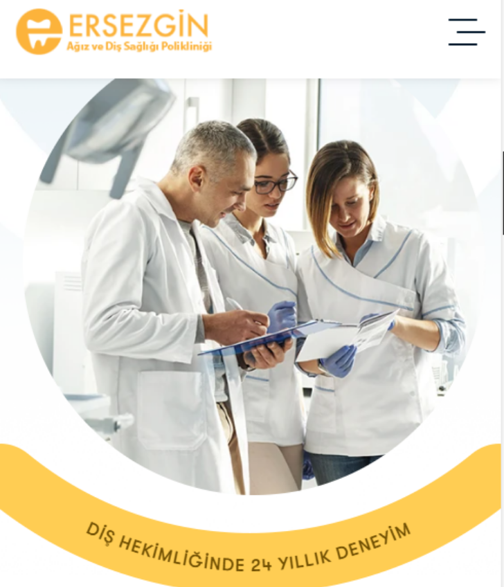Ersezgin Ağız ve Diş Sağlığı Polikliniği modern diş tedavi hizmetleri ve klinik görünümü